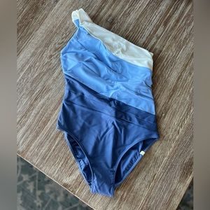 Summersalt “The Sidestroke” Asymmetrical One Piece Swimsuit